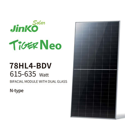 182mmx182mm Tamaño de la célula Jinko 550W Módulo monofacial Panel solar para sus necesidades B2B