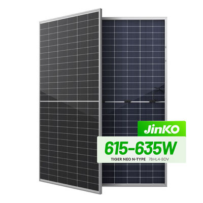 630w Jinko Solar Tiger Neo tipo N MBB 16BB TOPCON 78 Medias celdas paneles solares mono