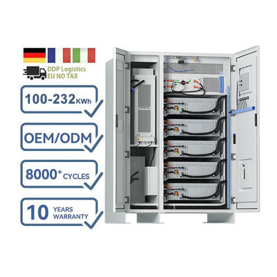100 KVA en la conexión a la red Contenedor de almacenamiento de energía industrial y comercial 232 kWh