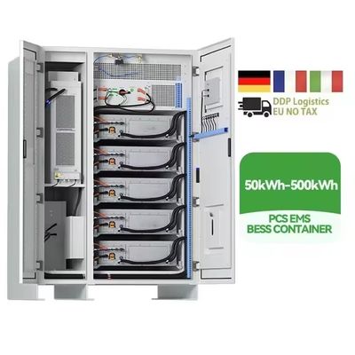 Fuera de la red 3500kg Refrigeración líquida 100KW Sistema de batería exterior todo en uno 215KWh ESS