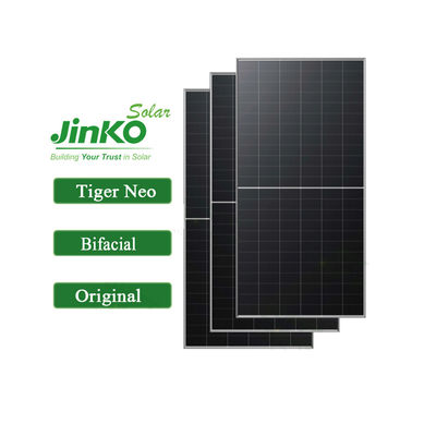 Panel solar Jinko 570-590 Watt Bifacial Jinko Tiger Neo tipo N 72HL4-BDV para proyectos