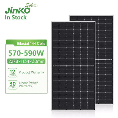 Jinko JKM570-590N-72HL4- V -F7-EN Panel solar monofacial para células de 30 y 182 mmx182 mm