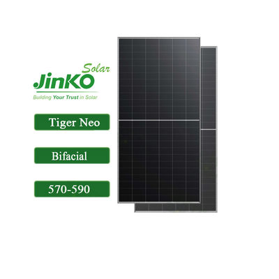 Jinko Tiger Neo 570W-590W Panel solar monofacial adecuado para diversas aplicaciones