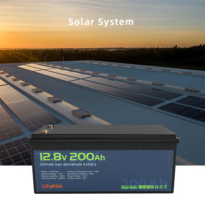 IP67 resistente al agua 24V 100Ah Batería solar LiFePO4 con Bluetooth y material de ánodo LFP