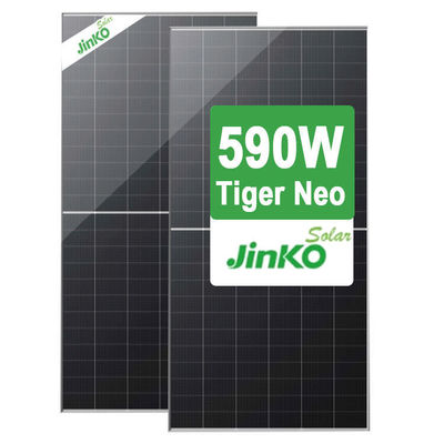 Panel solar mono tipo N Jinko 550w 555w Tiger Neo 72HL con caja de conexión IP68