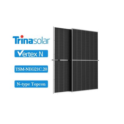 Panel solar de grado A de Trina 675W 680W 685W 690W 695W 700W tipo N TOPCon Bifacial de doble vidrio