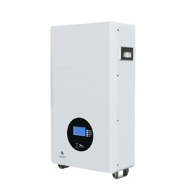 16S1P 100ah 200ah Lifepo4 Paquete de baterías para el hogar Sistema solar Powerwall 5kwh Montado en la pared