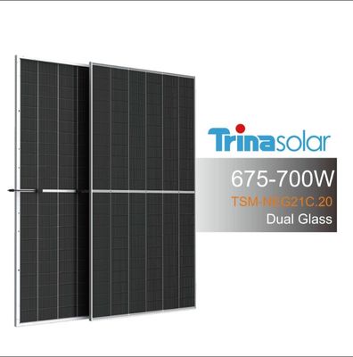 Panel solar mono TSM-NEG21C.20 670W 675W 680W 685W 690W 695W 700W para el sistema de energía solar