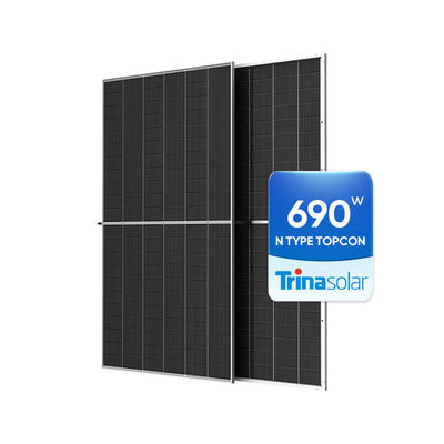 Los paneles solares Trina Vertex TSM-NEG21C.20 675w monocristalinos con una eficiencia del panel del 22,5%