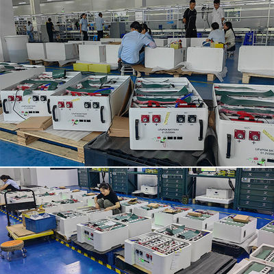 Batería de litio solar certificada 200ah 48V/51.2V100ah con tipo montado en el bastidor y en la pared