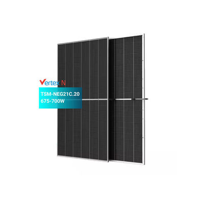 Cuadro de aleación de aluminio anodizado PERC Panel solar 680W 690W 700W para instalación en el hogar