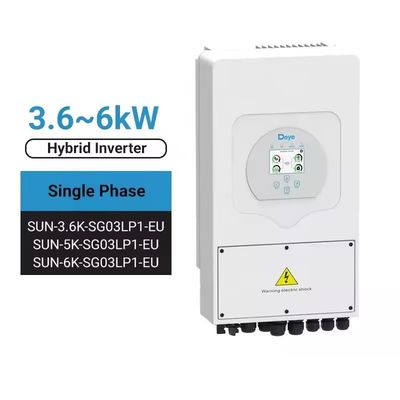 Actualice su sistema solar con el inversor híbrido Deye SUN-6K-SG03LP1-EU 6kw de fase única
