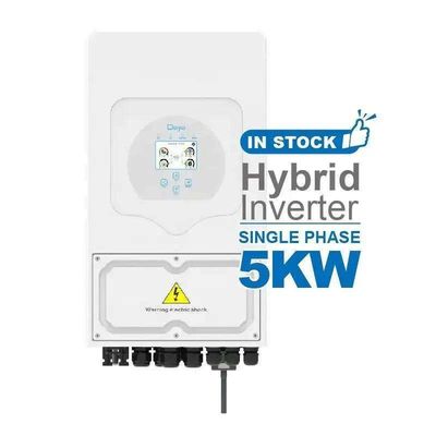 Solo fase Deye Sun-5k-sg03lp1-eu 3.6KW WIFI incluido Inversor solar híbrido 5KW 6KW