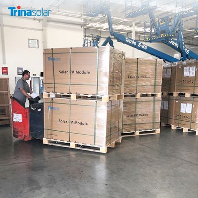Modulo fotovoltaico Trina 620W 635W Panel solar monocristalino de doble vidrio para sistema de energía solar