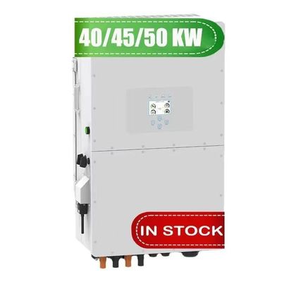 50kw Corriente de salida de tres fases 45A Inversor híbrido solar Deye SUN-50K-SG01HP3-EU-BM4
