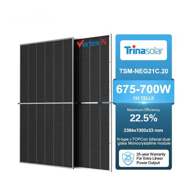 690W Vertex N 670W Pv Modul Solarpanel 675W 680W 685W 690W 700W Plus bifacial tsm-neg21c. El módulo de energía solar de 690W Vertex N 670W Pv Modul Solarpanel 675W 680W 685W 690W 700W Plus bifacial tsm-neg21c.20