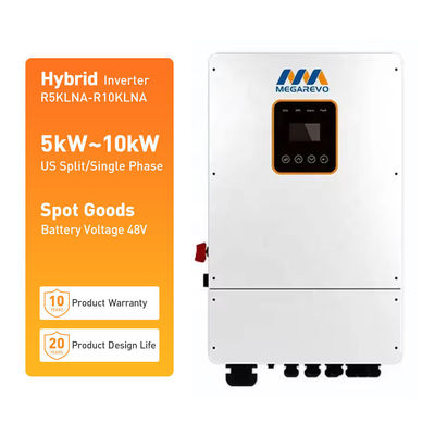 Inversor de fase dividida 120V versión de América Sistema híbrido de energía solar MEGAREVO R10KLNA