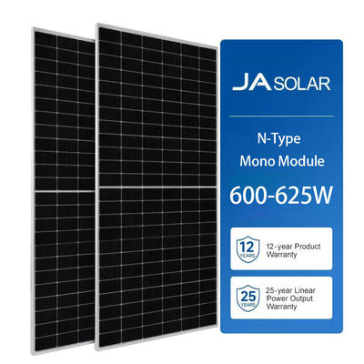 Panel solar bifacial mono de Topcon 500W 600W 700W con marco de aleación de aluminio anodizado