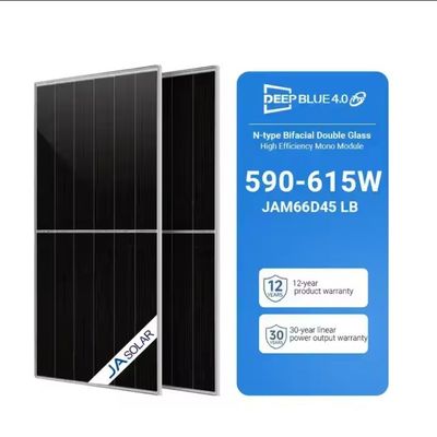 Panel solar mono 590W 595W 600W 605W 610W 615W con alta eficiencia de conversión