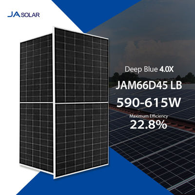 Panel solar mono 590W 595W 600W 605W 610W 615W con alta eficiencia de conversión