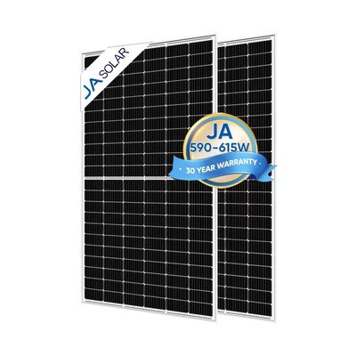 JA JAM66D45 LB 590W 595W 600W 605W 610W 9BB 12BB Panel solar a medio corte Módulo fotovoltaico de 615W