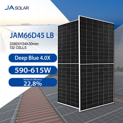 590W 595W 600W 605W 610W 615W Panel solar de tipo N con marco de aleación de aluminio anodizado