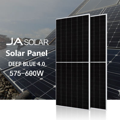 Cuadro de aleación de aluminio anodizado de 600W Bifacial JAsolar paneles solares para el sistema de red