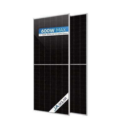JA Modulos solares bifaciales mono del tipo N 575w 580w 585w 590w 595w 600w Certificado CE TUV