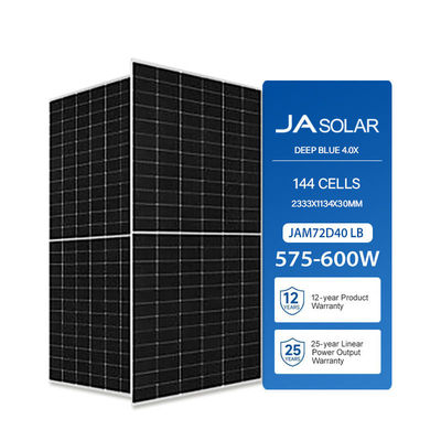 Deep Blue 4.0 595W Bifacial panel solar de vidrio doble para sus requisitos del cliente