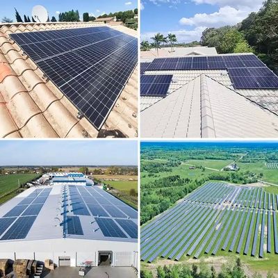 Jinko N tipo 78HL4-V Panel solar IP68 Conjunción de caja de 615W Tipo de célula monocristalina