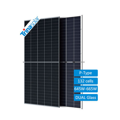 Trina 555W 560W 565W 570W 575W BIFACIAL de doble vidrio monocristalino TSM-DEG19RC.20 Paneles solares