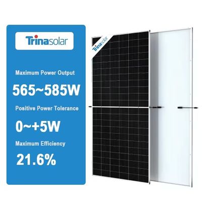 Panel solar bifacial Trina Vertex 565W 570W 575W 580W 585W 670W módulos solares PERC