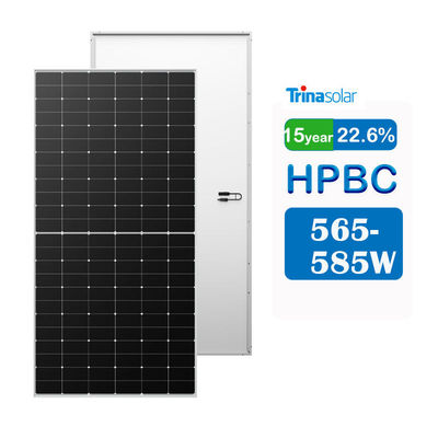 585W Trina Solar TSM DE19R Módulo monocristalino de media célula con conector compatible con MC