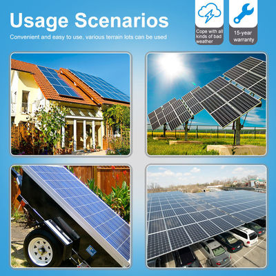 Cuadro de aleación de aluminio anodizado Longi 550W Panel solar de nivel 1 para generación de energía sostenible