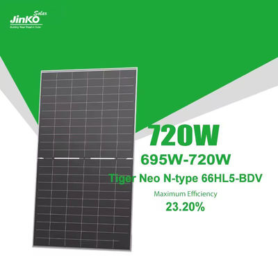 Panel solar bifacial de tipo N mono de 550W Panel solar PV para sistema fotovoltaico