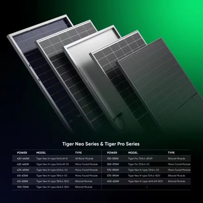 Panel solar bifacial de vidrio doble de 700W para aplicaciones solares versátiles