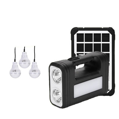 Venta caliente Batería generador solar Sistema de iluminación Kit de acampada al aire libre Pesca Cortes de energía para el hogar Fuente de alimentación de emergencia