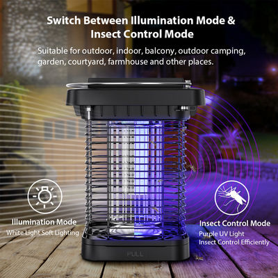 UV365 Luz solar LED para insectos de doble uso Extremo ahorro de energía Luz nocturna para insectos Zapper