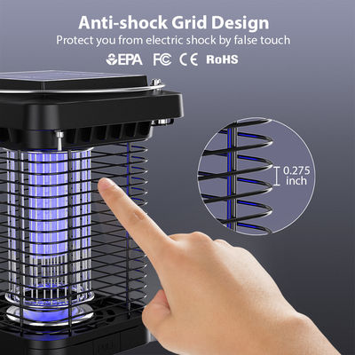 UV365 Luz solar LED para insectos de doble uso Extremo ahorro de energía Luz nocturna para insectos Zapper