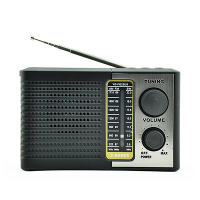 BT USB Batería con linterna de panel solar Radio portátil con banda AM FM SW Ligero