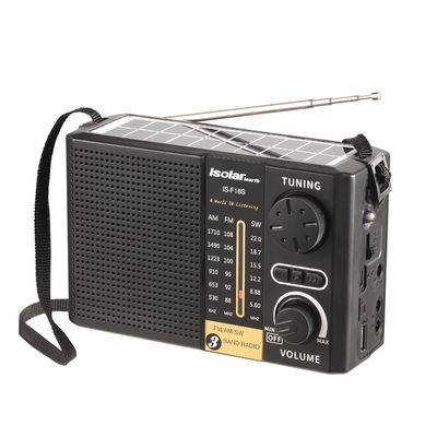 Radio portátil solar para el hogar con altavoz