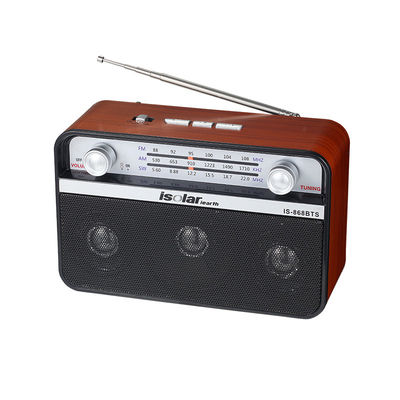 5V 1W Panel Solar Radio Energía solar Radio portátil estilo retro