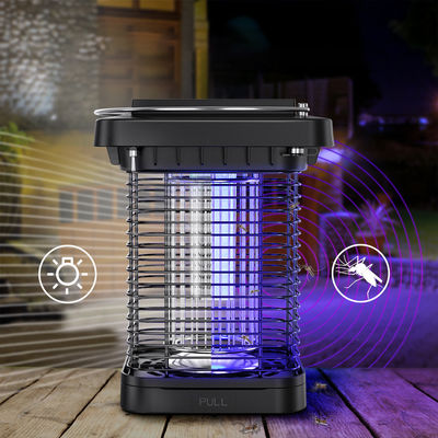 Lámpara solar para mosquitos IP65 Inodoro Paneles solares para exteriores Lámpara para matar mosquitos Zappers portátiles de insectos para acampar