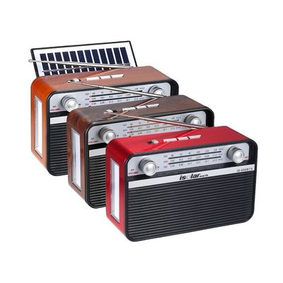 Altavoz inalámbrico Radio de emergencia con energía solar Radio de panel solar potente con USB