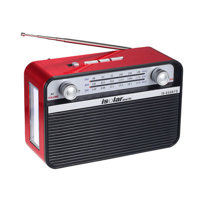 Reproductor de música USB Tf Fm Am Sw 3 Band Radio solar al aire libre con BT recargable