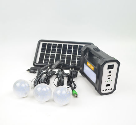3W Sistema de iluminación solar fuera de red Kit de iluminación solar para el hogar ligero