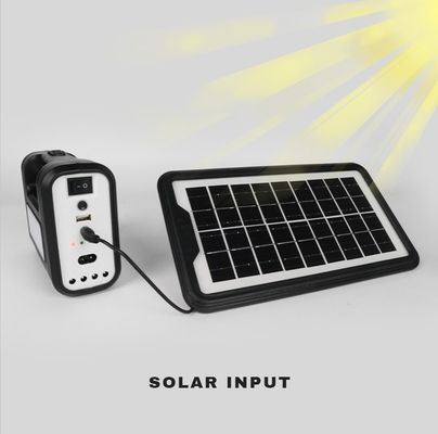 3W Sistema de iluminación solar fuera de red Kit de iluminación solar para el hogar ligero