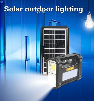 Sistema de iluminación solar para el hogar personalizado Kit de iluminación de paneles solares de silicio policristalino