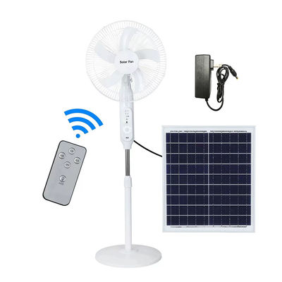 Ventilador solar de 18 pulgadas recargable para el hogar