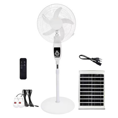 Ventilador solar de 18 pulgadas recargable para el hogar